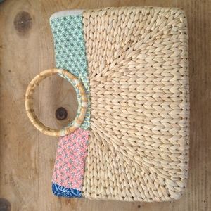 Vineyard Vines Bamboo Patchwork Tote